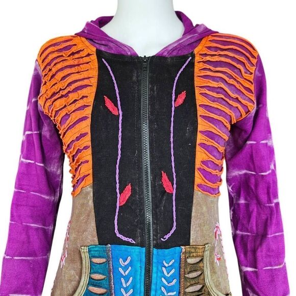 y2k fairycore patterned long sweater - Picture 3 of 7